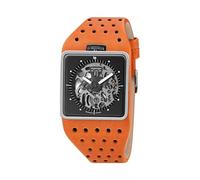 Lip Big TV Titan Montre Homme Automatique Cuir Orange 671660