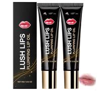 Lip Booster Serum,Lip Plumper Volumizing Gloss,Hydrating Lips Oil,Reduces Lips Lines,15ml Portable Size,Non-Sticky Lightweight Texture,for Daily Touch-Ups & Travel,Enhancing Natural Plum (2PCS)