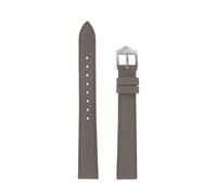 Lip Bracelet de Montre Cuir Gris Lisse - 14 mm
