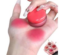 Lip & Cheek Blurry Pudding Pot - Korean Pudding Pot Blush - Multi-use Natural Glow Face Blush - Natural Glow High Pigment LipstickBlush Lasting Lip Tint (06)