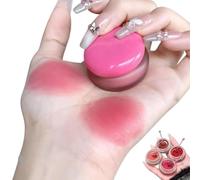 Lip & Cheek Blurry Pudding Pot - Korean Pudding Pot Blush - Multi-use Natural Glow Face Blush - Natural Glow High Pigment LipstickBlush Lasting Lip Tint (05)