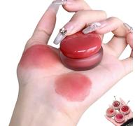 Lip & Cheek Blurry Pudding Pot - Korean Pudding Pot Blush - Multi-use Natural Glow Face Blush - Natural Glow High Pigment LipstickBlush Lasting Lip Tint (01)
