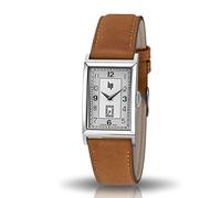 Montre homme Lip ""CHURCHILL"" 23.5 mm x 41.5 mm cadran argenté - 671276 quartz