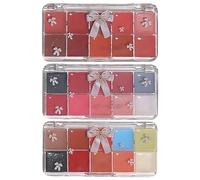 Lip Color Palette, 10 Colors Lipstick Makeup Kit, Jelly Tinted Lip Gloss, Moisturizing Lipstick Kit, Long-Lasting Lipstick Makeup, Lip Gloss Makeup Kit, Women’s Lip Color Kit