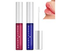 Lip Cream Moisturizing Lip Balm,Moisturizing and Nourishing Serum to Reduce Lip Lines, Lip Rehab Serum Oil, Moisturizing Transparent Lip Gloss Lip Care Product (2PC)
