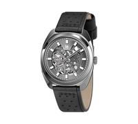 Lip Général De Gaulle 39 Montre Homme Automatique Acier Gris Cuir Noir 671381
