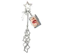 Lip Gloss Holder Keychain - 2 in 1 Charm Lipstick Holder Organizer with Mirror | Lip Gloss Keychain for Women Teen Girls Wallet Purse Backpack Stocking Stuffers