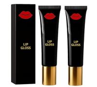 Lip Gloss, Lip Plumper, Advanced Lip Booster Serum Hydrating Lip Oil, Moisturizing Non-sticky, Everyday Lip Care (2pcs)