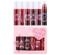 Lip Gloss Set - 6,3 Mlx6 Easy Peel Off Lip Stain Lipstick, Waterproof Long Lasting For Women Girls, Makeup Beauty Lippenstift Set - Lips