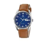 Lip Montre Himalaya 40 Homme Acier Cuir marron 671705 Étanchéité 5 ATM