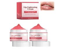 Lip Lightening Cream, éclaircissement des lips pour les lèvres foncées, crème de lèvres foncées, réparation anti-crack, enlever l'obscurité, nourrir profondément et hydratation (2pcs)