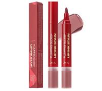LIP LIP - Rouge à lèvres à double tête de 3 ml pour précision, combo brillant avec formule hydratante, kit de maquillage de beauté pour filles, femmes, épouse, sœur, amis, utilisation de cosplay, supe