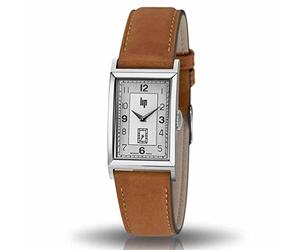 Lip Montre analogique pour Homme à Quartz avec Bracelet en Caoutchouc 671015, Vert