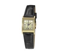Lip Montre C18 Churchill - Cuir Façon Croco Noir
