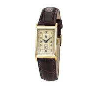 Lip Montre Churchill T18 - Trotteuse Excentrée - Cuir Marron Façon Croco