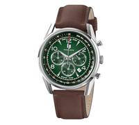 Lip Montre Himalaya 40 mm - Chronographe - Cuir Marron Cadran Vert