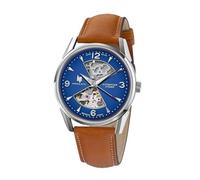 Lip Montre Himalaya 40 mm - Sablier - Squelette Automatique - Bleu et Marron