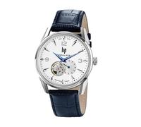 Lip Montre Himalaya 40mm - Automatique Cœur Battant - Cuir Bleu