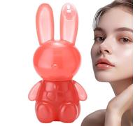 Lip Plumper Gloss, Rabbit Hydrating Balm, 2.68x1.1 inches Large Size Moisturizing Stick with Safety, Everyday Wear Cosmetic with Comfort, Modern Beauty Design Style, Accessory for Women Girls Night