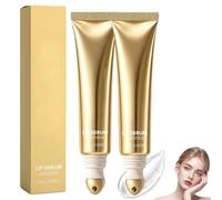 Lip Plumper with Glossy Tinted Finish, Gloss Repulpant Levres, Lip Volume Extreme, Baume Repulpant à L'acide Hyaluronique & Vitamin E, Gloss Transparent, Pour Un Fini Hydratant Et Rèpulpant, 15 g，2Pc