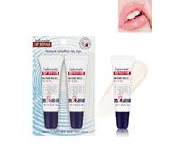 Lip Repair Gel-2 Baume à lèvres hydratant utile sans parfum pour le soin des lèvres jour & nuit, Hydrated Soothes Lip Care Balm Set pour la réparation des lèvres sèches & gercées, 10ML*2 pcs