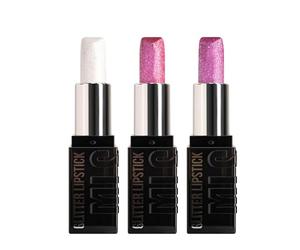 Lip Shine Lot de 3 rouges à lèvres brillants - Rouge à lèvres brillant - Pour le bureau, la maison, la vie quotidienne, les déplacements, la Saint-Valentin, les vacances, les femmes, les filles, les