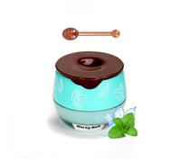 Lip Sleeping Mask & Lip Balm Set au Miel - Soin Réparateur Hydratant pour Lèvres Sèches et Gercées, Réduction des Ridules et Effet Repulpant (#Menthe, 5.5g)