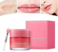 Lip Sleeping Mask,Lip Care Lip Moisturiser,Lip Mask Overnight Lip Balms,Dark Lips Repairs Dry Chapped Peeling Cracked Lips,Long lasting Moisture & Conditioning (3 Pcs)