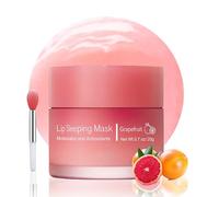 Lip Sleeping Mask Masque à lèvres rose endormi hydratant et soin longue durée, baume à lèvres et huile pour les lèvres, soin des lèvres, crème pour la nuit hydratée (pamplemousse)