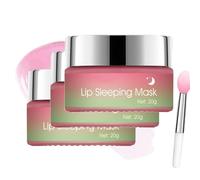 Lip Sleeping Mask, Sleep Lip Mask Overnight Lip Skincare Lip Oils, Lip Moisturiser for Dry Chapped Peeling Cracked Lips Fades Lip Lines, Baume a Levre, Masque Levre, For Moisture Lip Care (3)