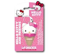 Lip Smacker, Baume à Lèvres Cornet de Glace Hello Kitty avec Porte-Clés | Design Cornet de Glace Hello Kitty, Baume Parfumé, Porte-Clés Inclus, Formule Nourrissante, Cadeau Amusant