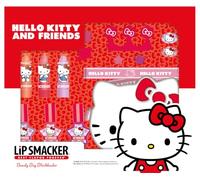 Lip Smacker, Coffret Cadeau Trousse Maquillage Hello Kitty Blockbuster | Trousse Hello Kitty, 3 Vernis à Ongles, 3 Baumes à Lèvres, 2 Bagues, Séparateur d'Orteils, 2 Barrettes