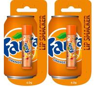 Lip Smacker - Collection Coca-Cola - Baume à Lèvres Fanta Orange - Stick à Lèvres - Cadeau Sucré pour vos Amis - 1 unité (Lot de 2)