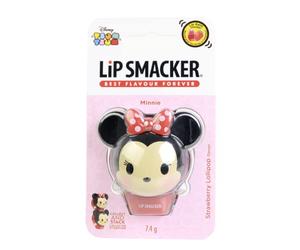 Lip Smacker - Collection Tsum Tsum - Baume à Lèvres Minnie Mouse - Goût Fraise - Cadeau Original pour vos Amis - Emballage Individuel