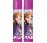 Lip Smacker Disney Frozen, Baume à Lèvres Anna pour Enfants, sans Danger et sans Couleur pour une Finition Naturelle, Saveur Optimistic Berry (Lot de 2)