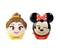 Lip Smacker Disney Minnie Mouse et La Belle et la B te Belle Emoji Baume l vres Duo Saveur Fraise Limonade Bow-nade Lot de 2
