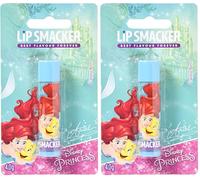 Lip Smacker - Disney Princesses Collection - Baume à Lèvres Individuel Ariel Disney Smaker - Goût Baies de Calypso (Lot de 2)