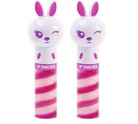 Lip Smacker Lippy Pals Bunny, Gloss à lèvres aromatisé pour enfants inspiré des animaux, hydratant et lissant pour rafraîchir vos lèvres, saveur de maïs au caramel (Lot de 2)
