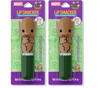 Lip Smacker Marvel, Les Gardiens de la Galaxie, Baume à Lèvres pour Enfants Facile à Appliquer, Infusé avec de l'Huile de Ricin, Groot Beer Float (Lot de 2)