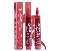 Lip Stain Marker, Matte Lip Color Liner with Highly Pigmented Waterproof Tint, Lightweight Finish, Long-Lasting Lipstick Pen for All-Day Wear, Beauty Accessory for Daily Commuting and On-the-Go Use