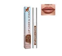 Lip Stain Peel Off Lip Liner Stain Peel Off Lip Gloss For Long Lasting Waterproof Transfer-Proof Highly Pigmented 3 ml (Nude-Brown)