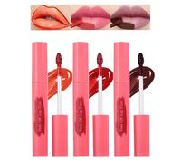 Lip Tint Stain Peel Off Set-3 couleurs Lipstain, Rouge à lèvres liquide imperméable longue durée, Matte Magic Tattoo Lip Liner, Highly Pigmented brillant à lèvres coloré,Lip Gloss Lip Makeup Set-1+3+5