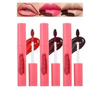 Lip Tint Stain Peel Off Set-3 couleurs Lipstain, Rouge à lèvres liquide imperméable longue durée, Matte Magic Tattoo Lip Liner, Highly Pigmented brillant à lèvres coloré,Lip Gloss Lip Makeup Set-2+4+6
