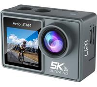 Lipa AT-M40R 5K Action Camera IPS Wi-Fi - Caméra d'action étanche - Capteur Sony IMX - 21 accessoires - Résolution 5K