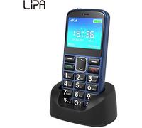 Lipa F70 Seniorenhandy 4G - Téléphone pour seniors - Chargement rapide via USB-C - Batterie - Bluetooth - Appareil photo - Touche d'appel d'urgence SOS - Grandes touches