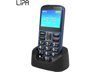 Lipa F70 Seniorenhandy 4G - Téléphone pour seniors - Chargement rapide via USB-C - Batterie - Bluetooth