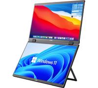 Moniteur portable Lipa HDR-72 Dual Full HD - Écran pliable - Écran - Moniteur informatique - Moniteur ultra-large - Compatible Windows & MacOS