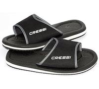 Cressi Lipari Sandales de Mer et de Plage Mixte Adulte, Noir, 36