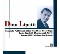 Lipatti D. / Intégrale des enregistrements Abbey Road