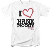 LIPENGH59 I Hank Moody Men's T Shirt White T-Shirts à Manches Courtes(X-Large)